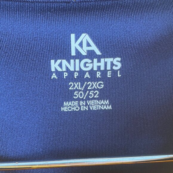 California Golden Mens‎ Bears Polo Shirt  Short Sleeve Golf 2XL Knights Apparel - Picture 7 of 7